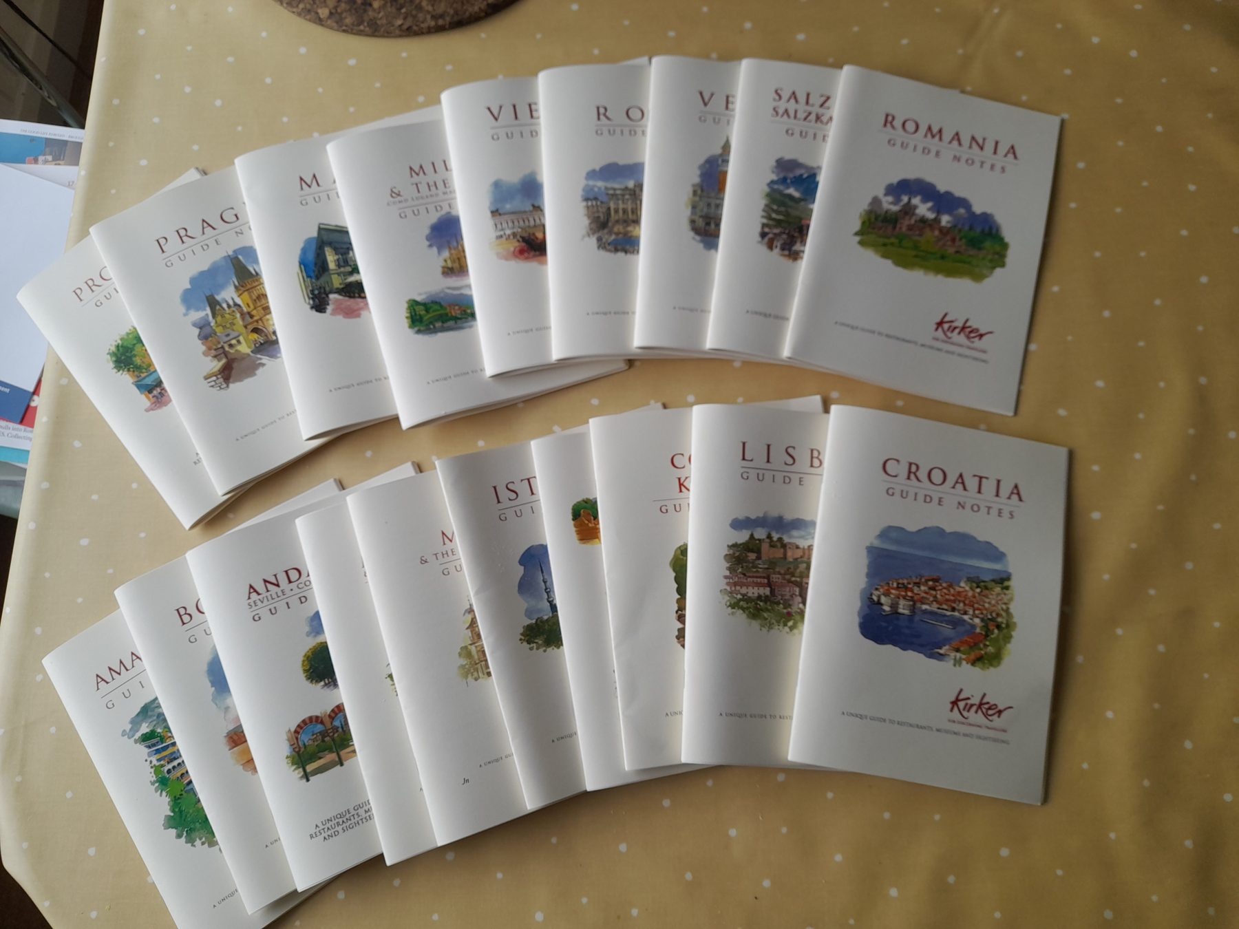 A fan of Kirker Holidays guide booklets Camilla wrote copy for
